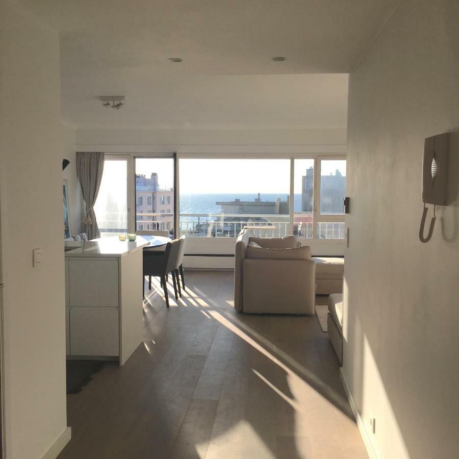 Sea And City View With Double Terrace Flat C Oostende Eksteriør bilde